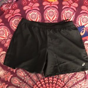 ASICS | NWT Black running shorts